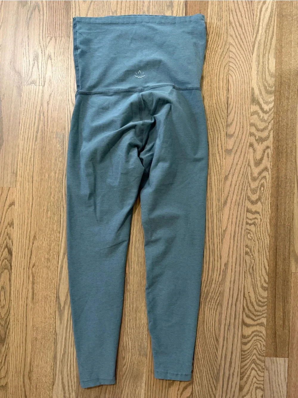 Beyond Yoga Slate Blue Maternity Leggings